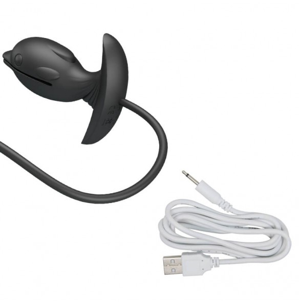 Pretty Love - Hanson Inflate Anal Vibration Massager (Chargeable - Black) Pretty Love - Hanson Inflate Anal Vibration Massager (Chargeable - Black)